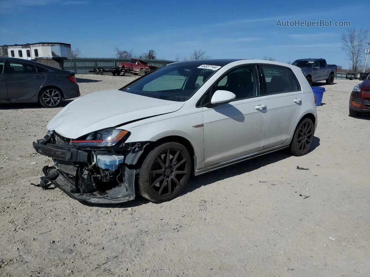 2017 Volkswagen Gti S/se Белый vin: 3VW447AU4HM067206