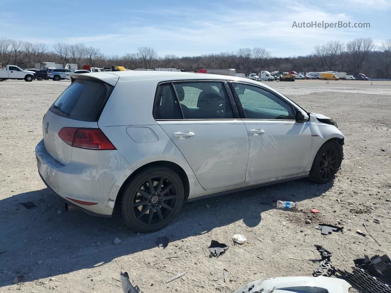 2017 Volkswagen Gti S/se Белый vin: 3VW447AU4HM067206