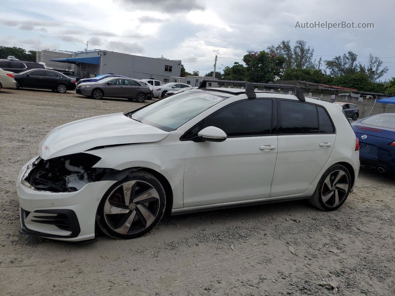 2018 Volkswagen Gti S/se White vin: 3VW447AU4JM260607