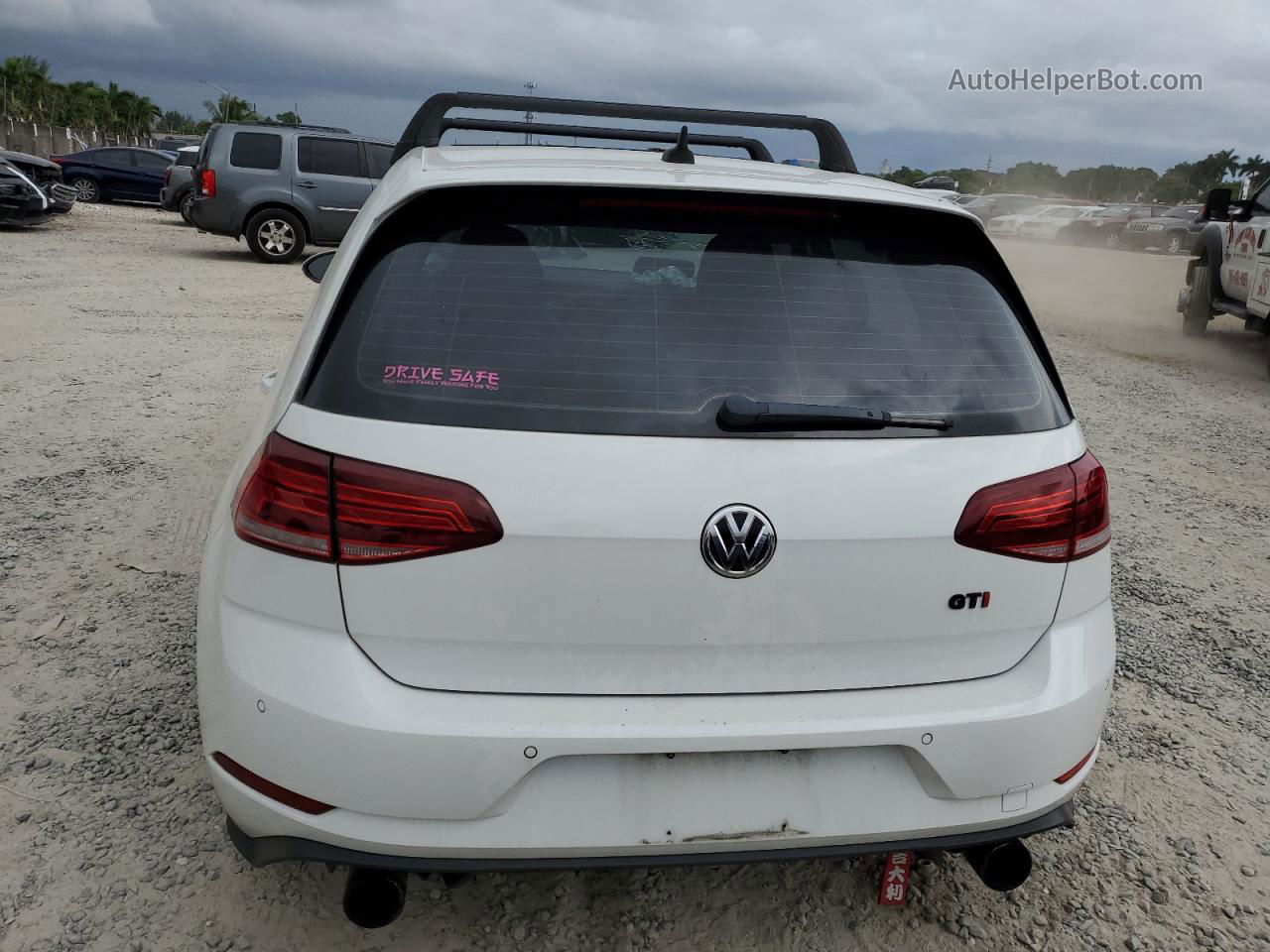 2018 Volkswagen Gti S/se White vin: 3VW447AU4JM260607