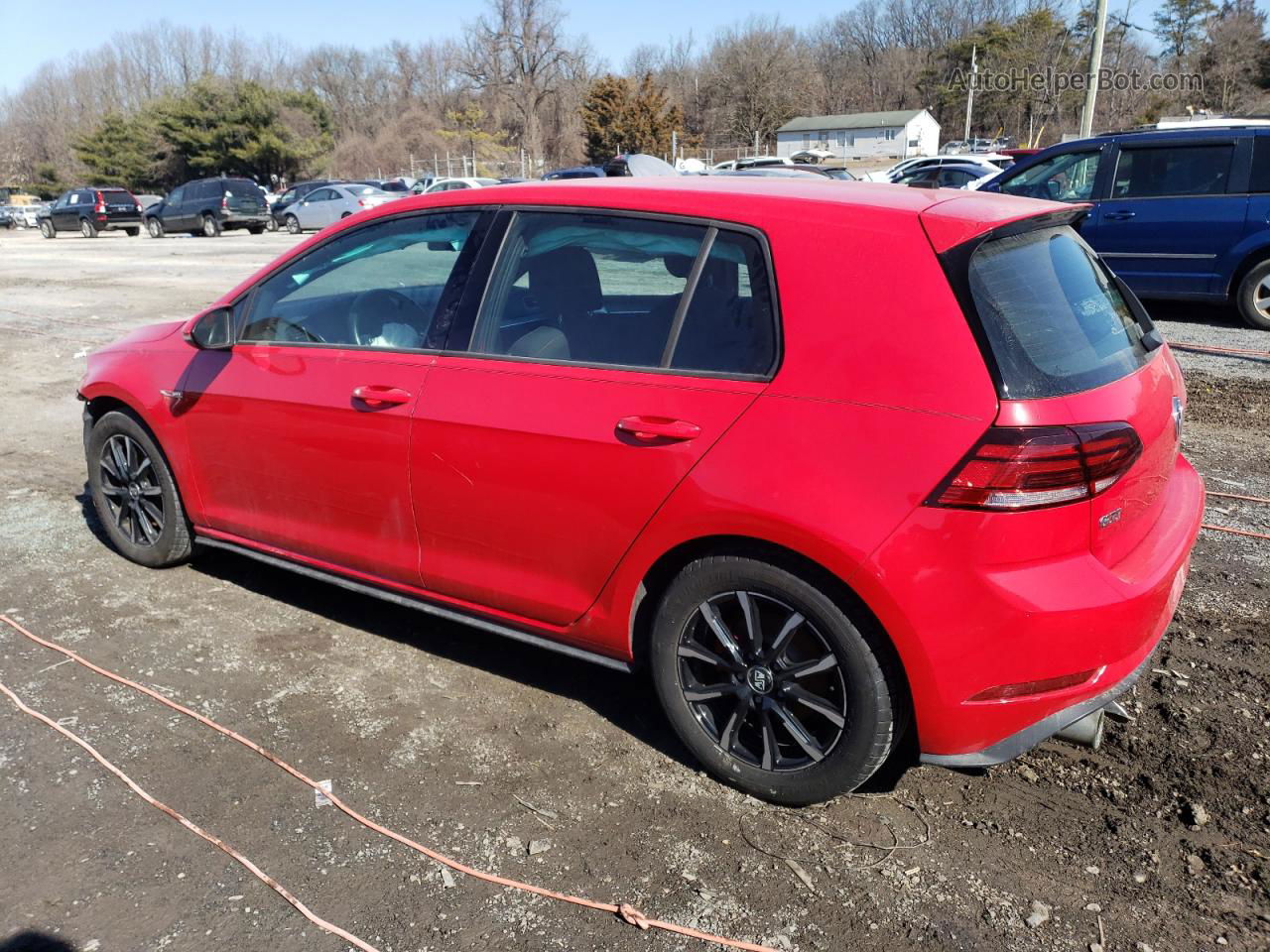 2018 Volkswagen Gti S/se Red vin: 3VW447AU4JM261501