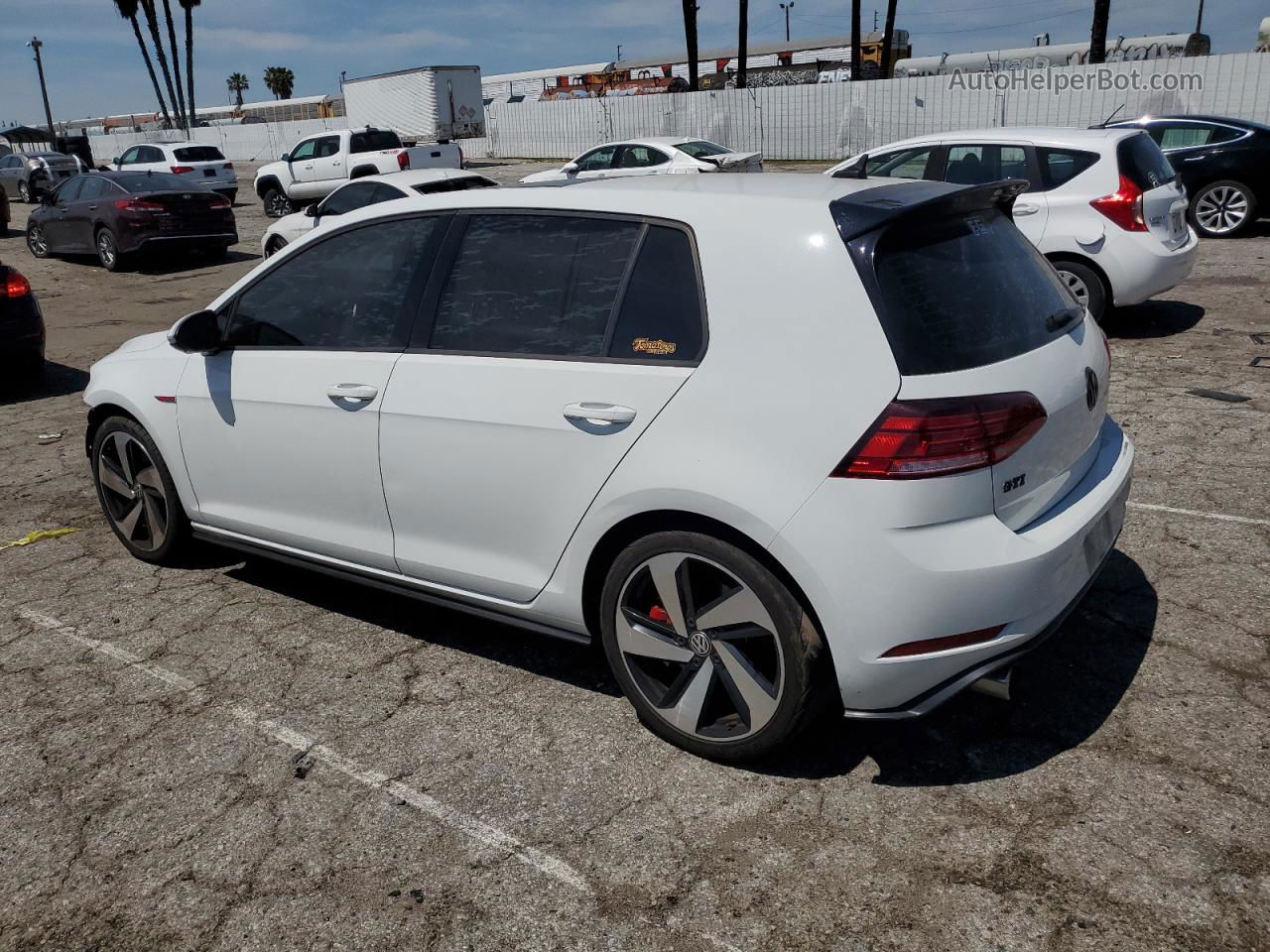 2018 Volkswagen Gti S/se White vin: 3VW447AU4JM283269