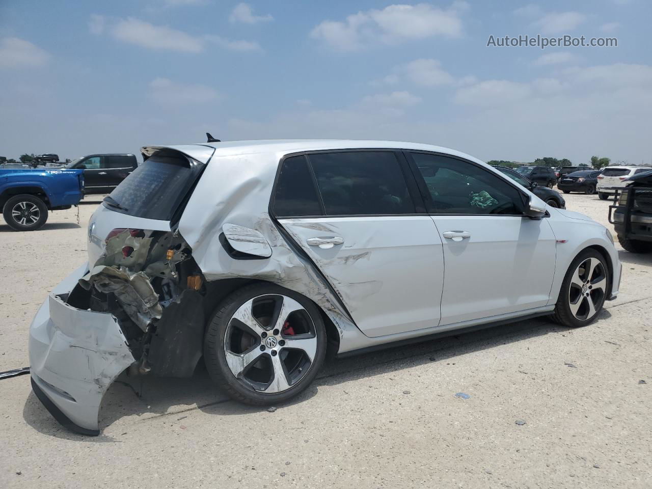 2018 Volkswagen Gti S/se Белый vin: 3VW447AU4JM289010