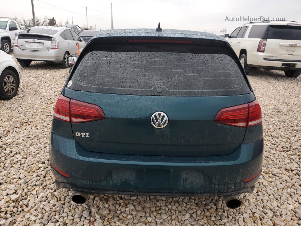 2018 Volkswagen Gti S/se Green vin: 3VW447AU4JM289833