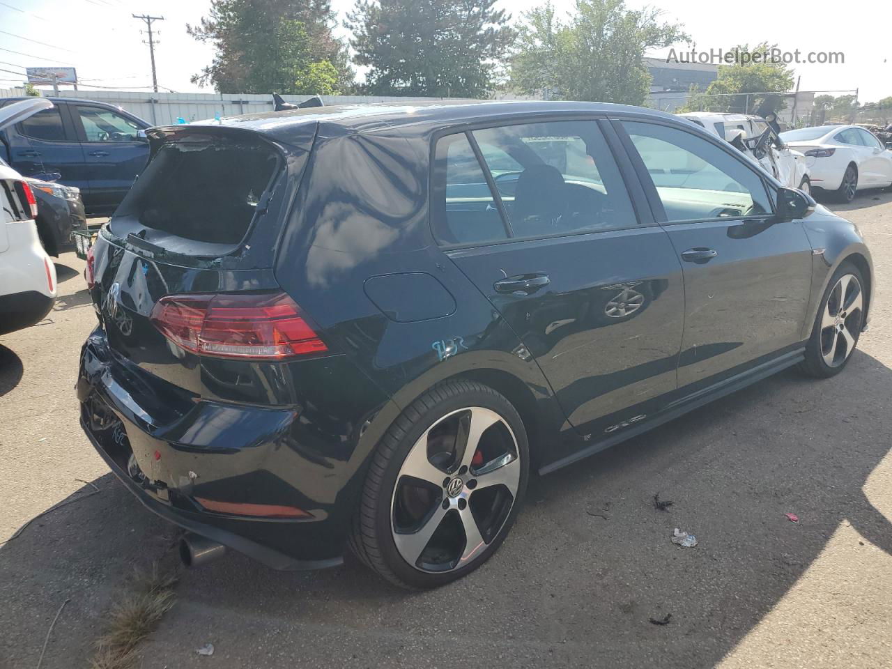 2018 Volkswagen Gti S/se Черный vin: 3VW447AU4JM296880