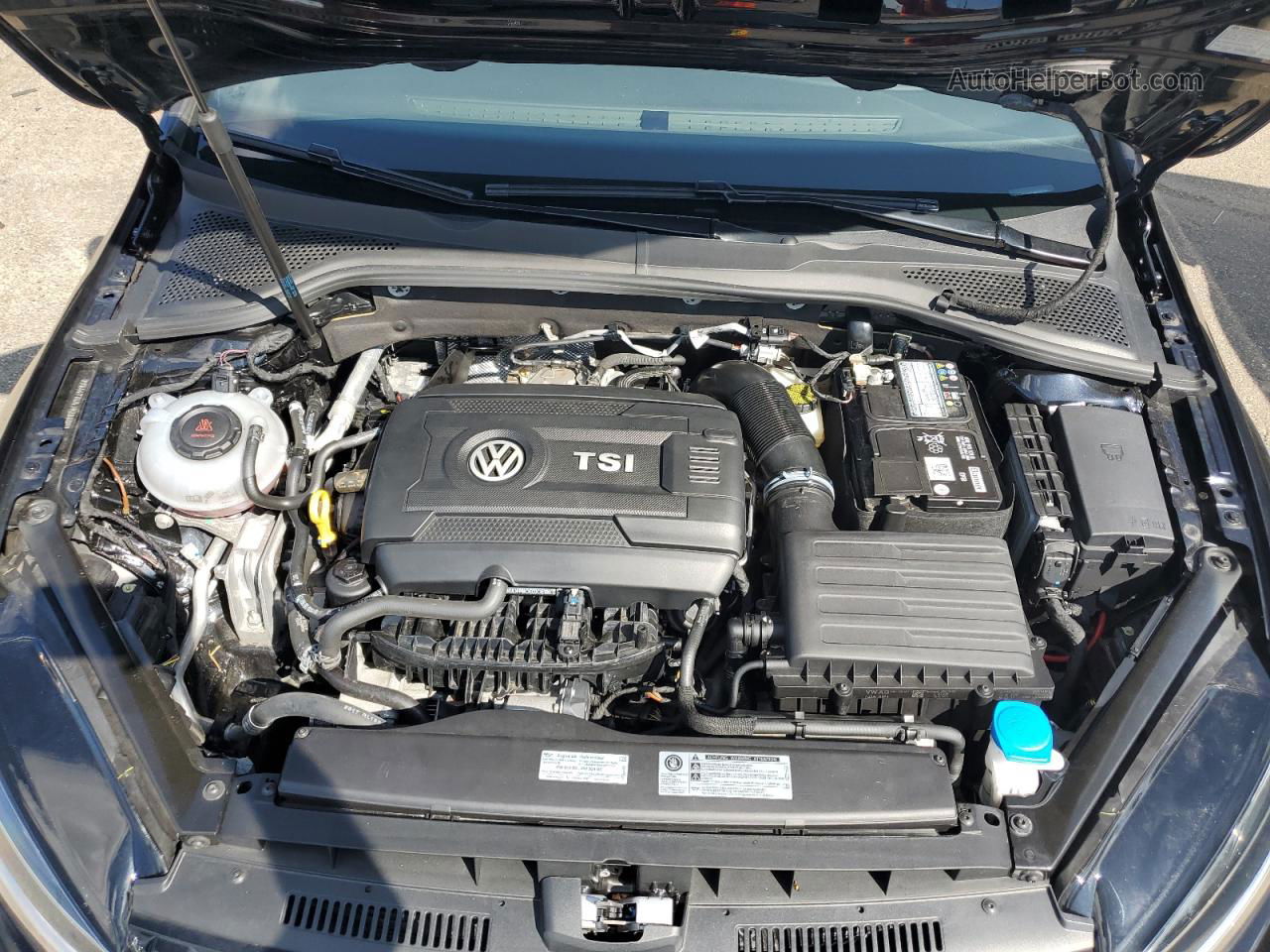 2018 Volkswagen Gti S/se Black vin: 3VW447AU4JM296880