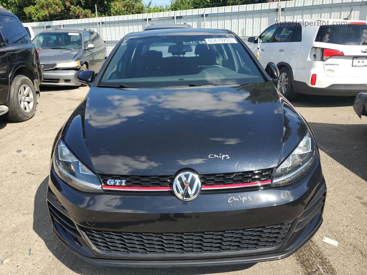 2018 Volkswagen Gti S/se Черный vin: 3VW447AU4JM296880