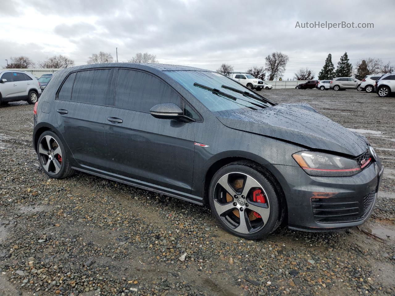 2016 Volkswagen Gti S/se Charcoal vin: 3VW447AU5GM054074