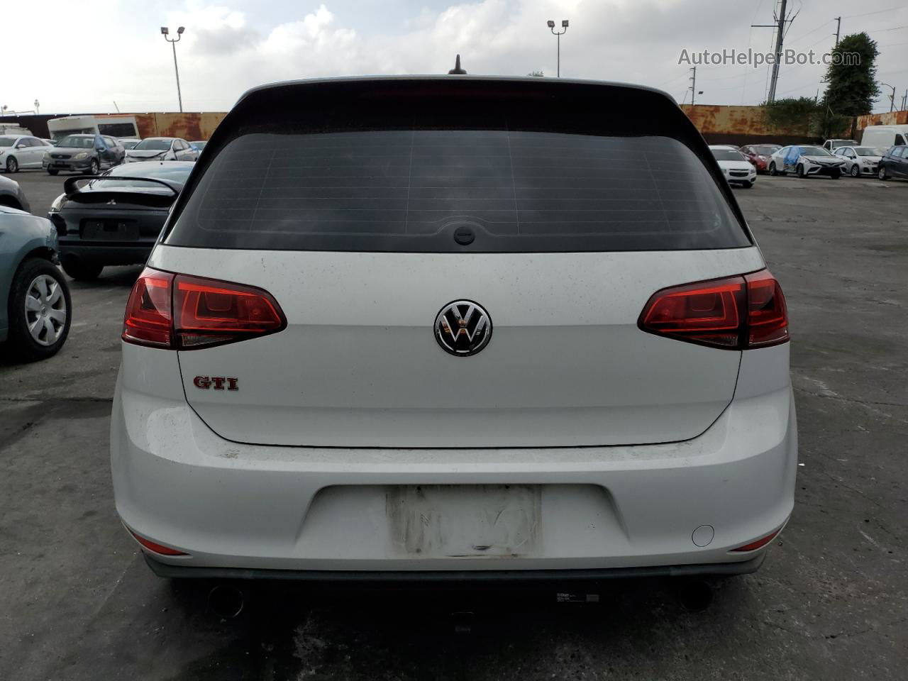 2017 Volkswagen Gti S/se White vin: 3VW447AU6HM031565