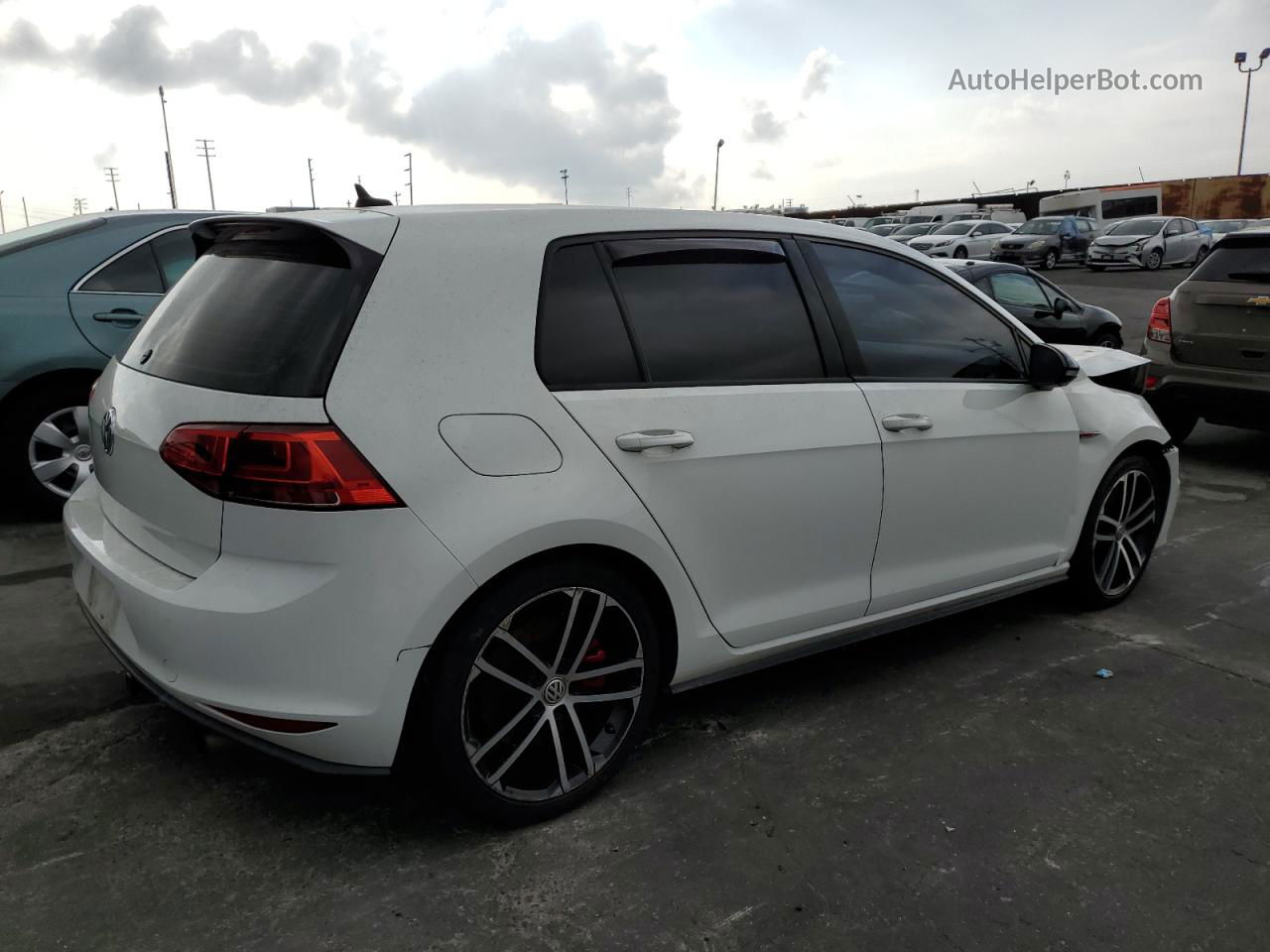 2017 Volkswagen Gti S/se White vin: 3VW447AU6HM031565