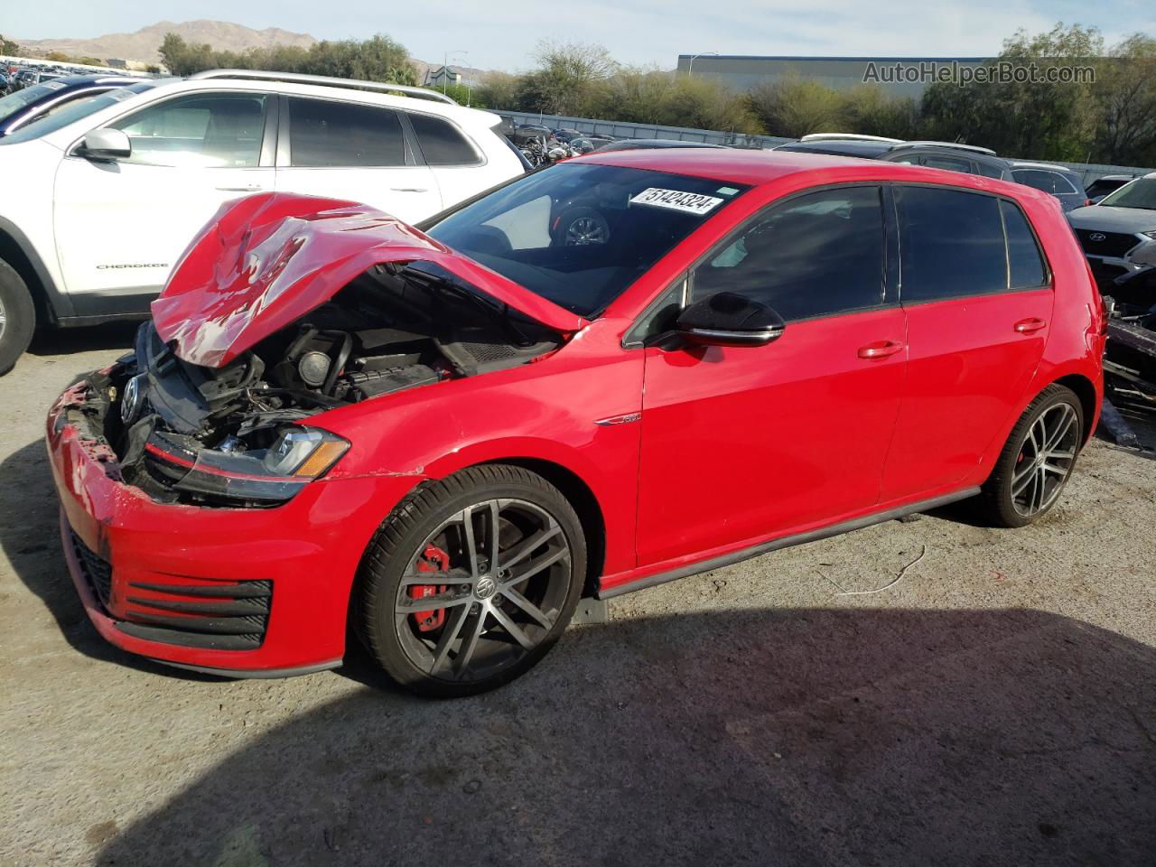 2017 Volkswagen Gti S/se Красный vin: 3VW447AU6HM040315