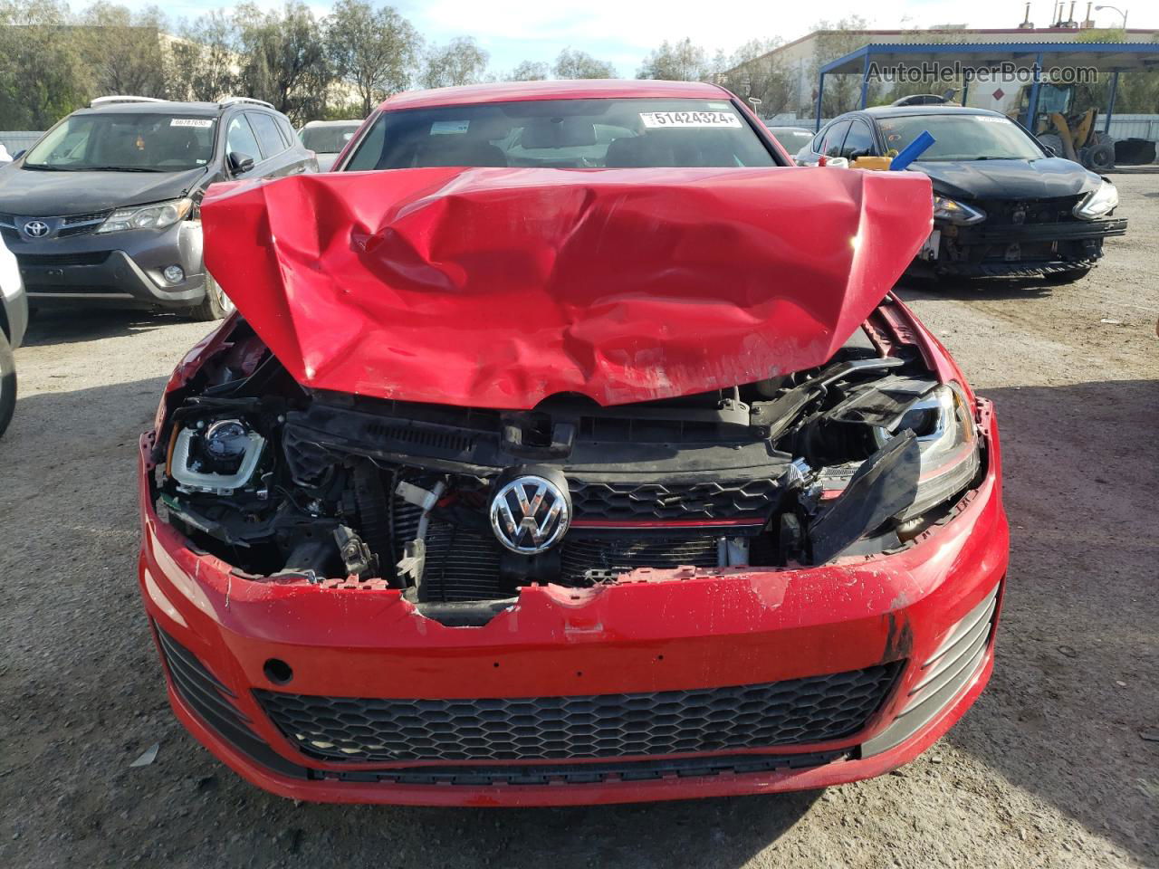 2017 Volkswagen Gti S/se Красный vin: 3VW447AU6HM040315