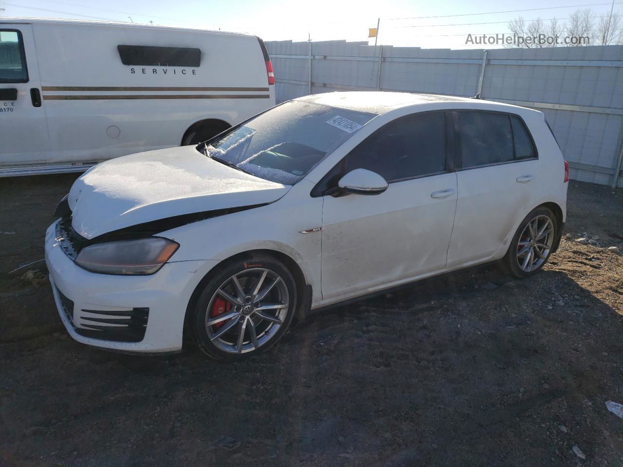 2017 Volkswagen Gti S/se White vin: 3VW447AU6HM049970