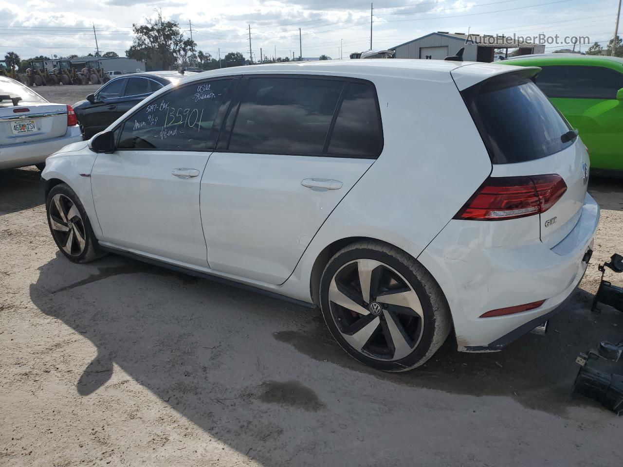 2018 Volkswagen Gti S/se White vin: 3VW447AU6JM262696