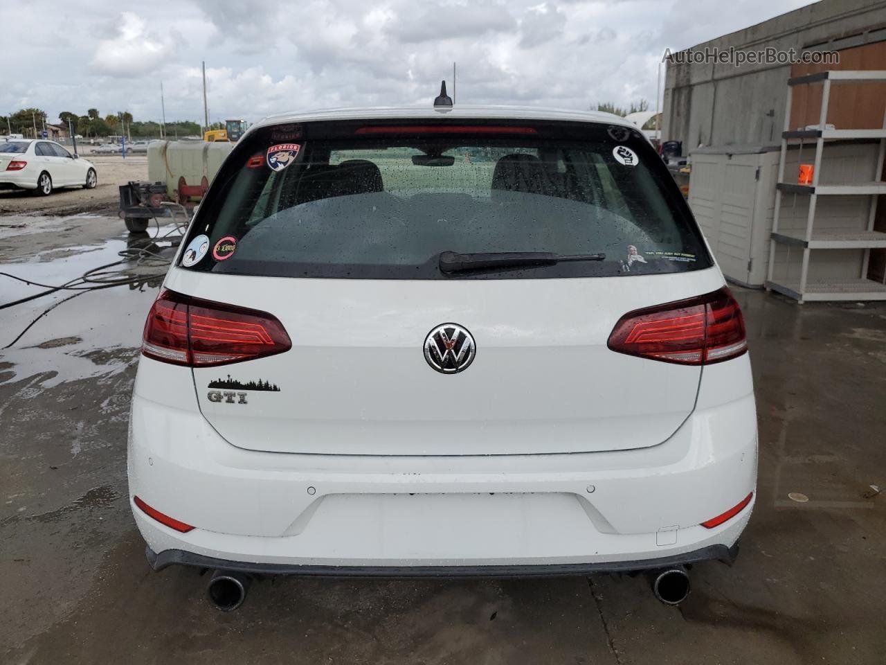 2018 Volkswagen Gti S/se Белый vin: 3VW447AU6JM279434