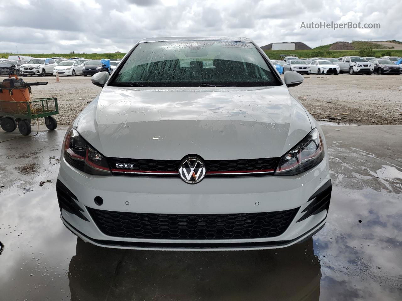 2018 Volkswagen Gti S/se White vin: 3VW447AU6JM279434