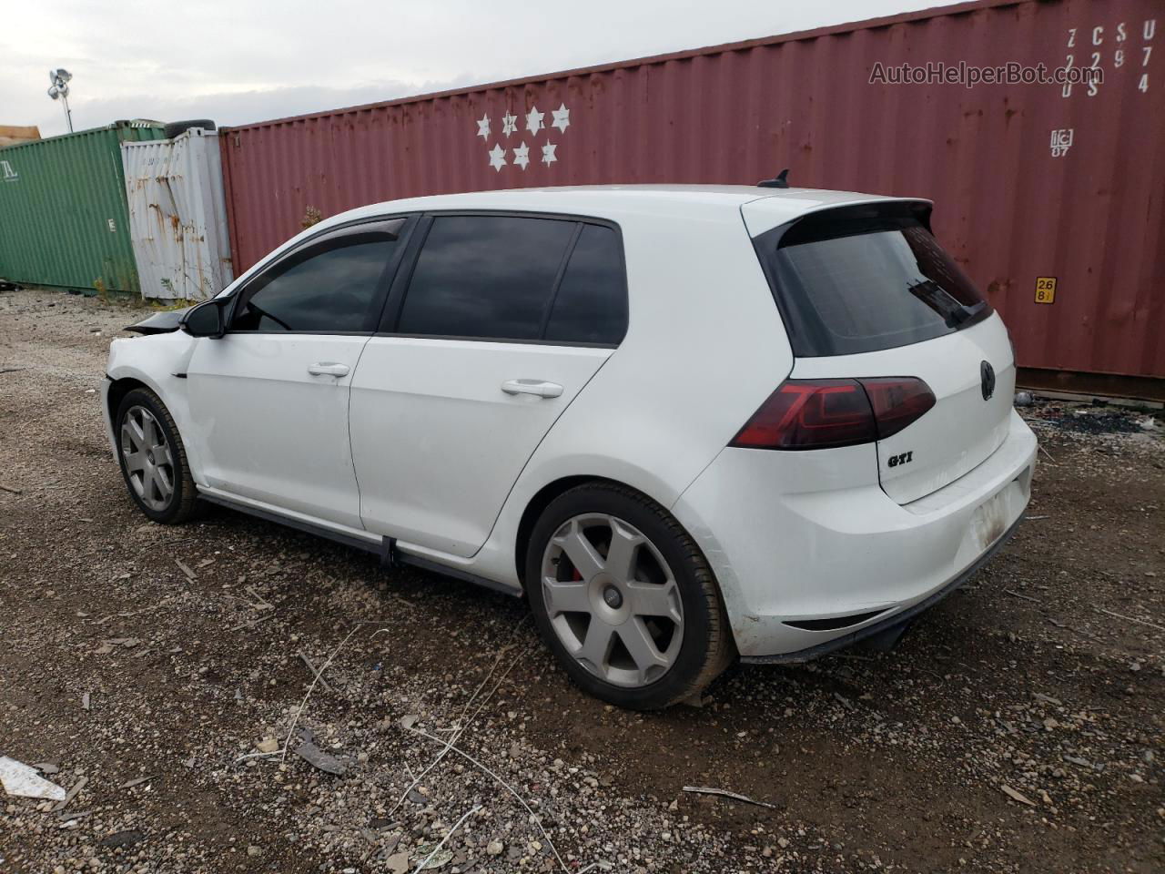 2016 Volkswagen Gti S/se White vin: 3VW447AU7GM004986