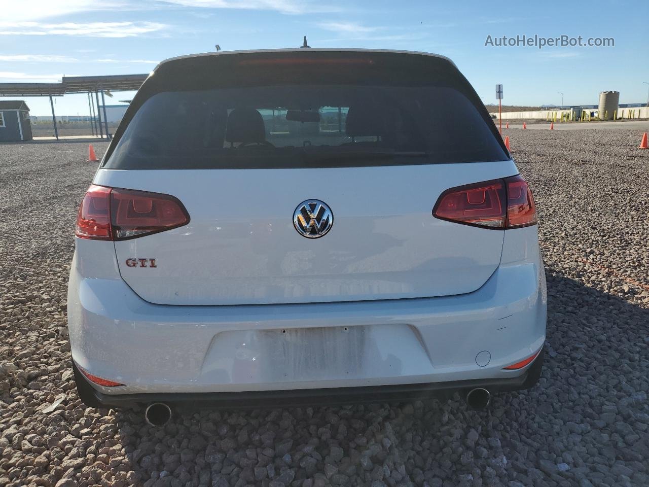 2017 Volkswagen Gti S/se White vin: 3VW447AU7HM049993