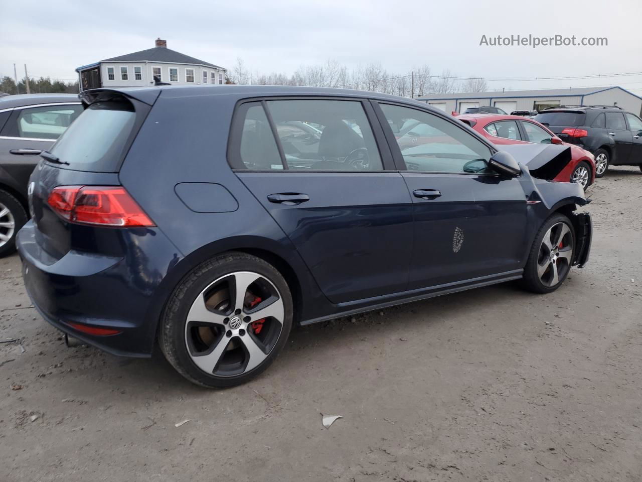 2017 Volkswagen Gti S/se Blue vin: 3VW447AU7HM066681