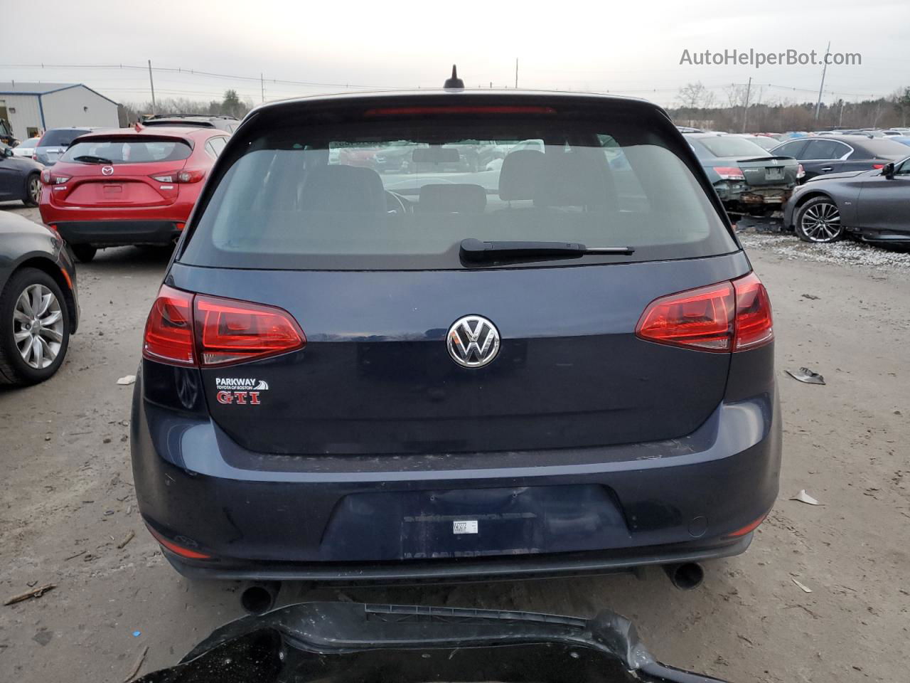 2017 Volkswagen Gti S/se Blue vin: 3VW447AU7HM066681