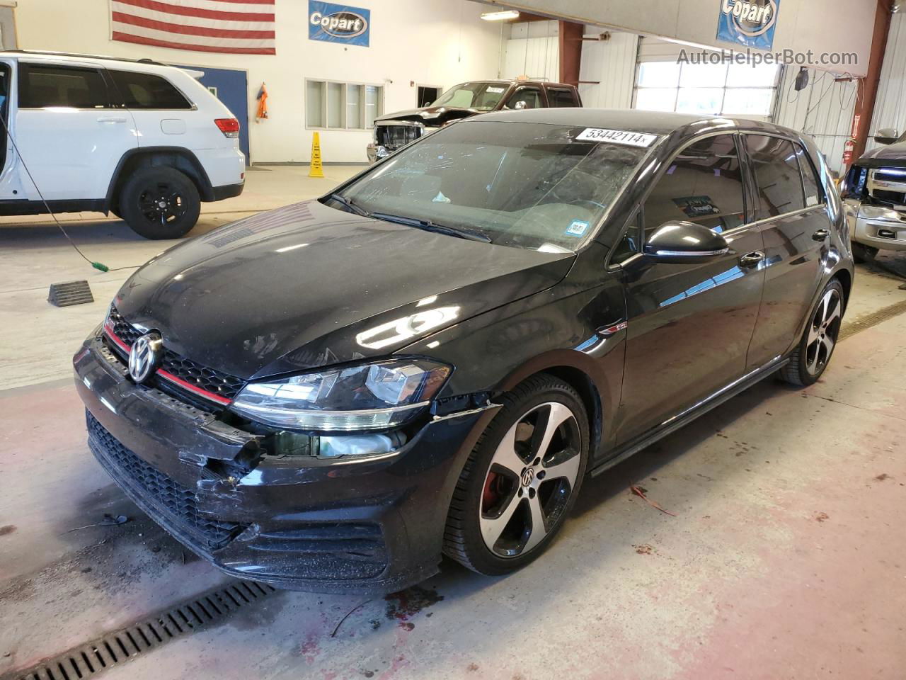 2018 Volkswagen Gti S/se Black vin: 3VW447AU7JM259998