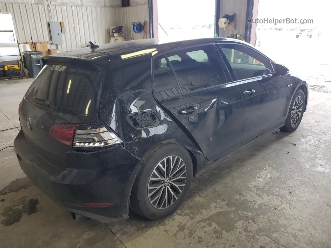 2018 Volkswagen Gti S/se Black vin: 3VW447AU7JM289003