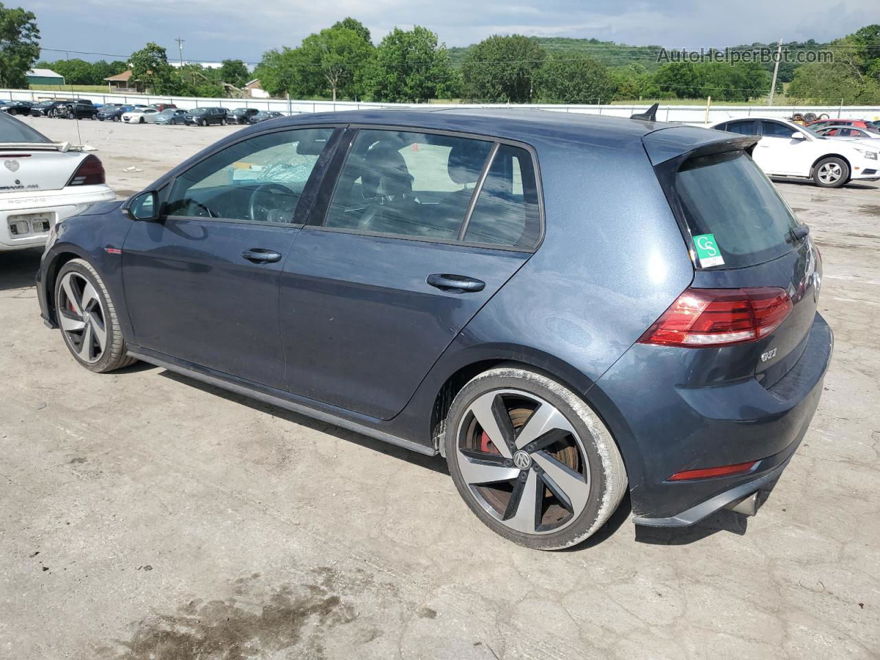 2018 Volkswagen Gti S/se Blue vin: 3VW447AU7JM290037