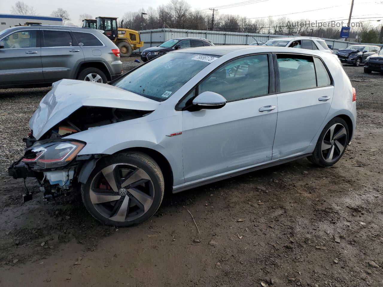 2018 Volkswagen Gti S/se White vin: 3VW447AU7JM294511