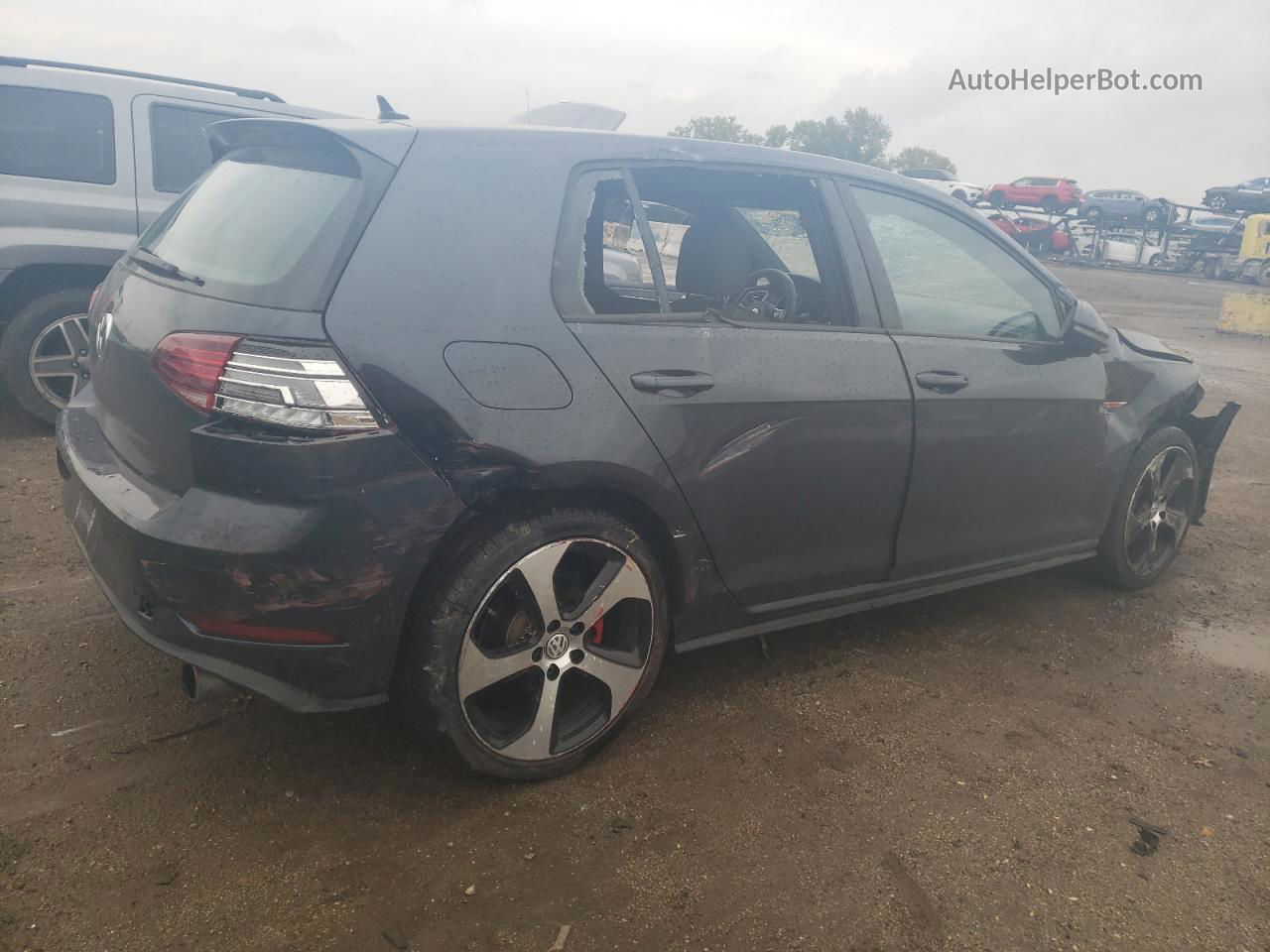 2018 Volkswagen Gti S/se Gray vin: 3VW447AU7JM296291