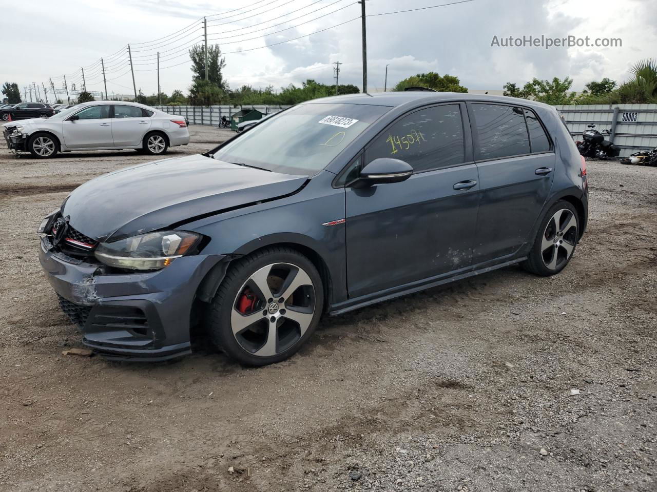 2018 Volkswagen Gti S/se Угольный vin: 3VW447AU7JM296307