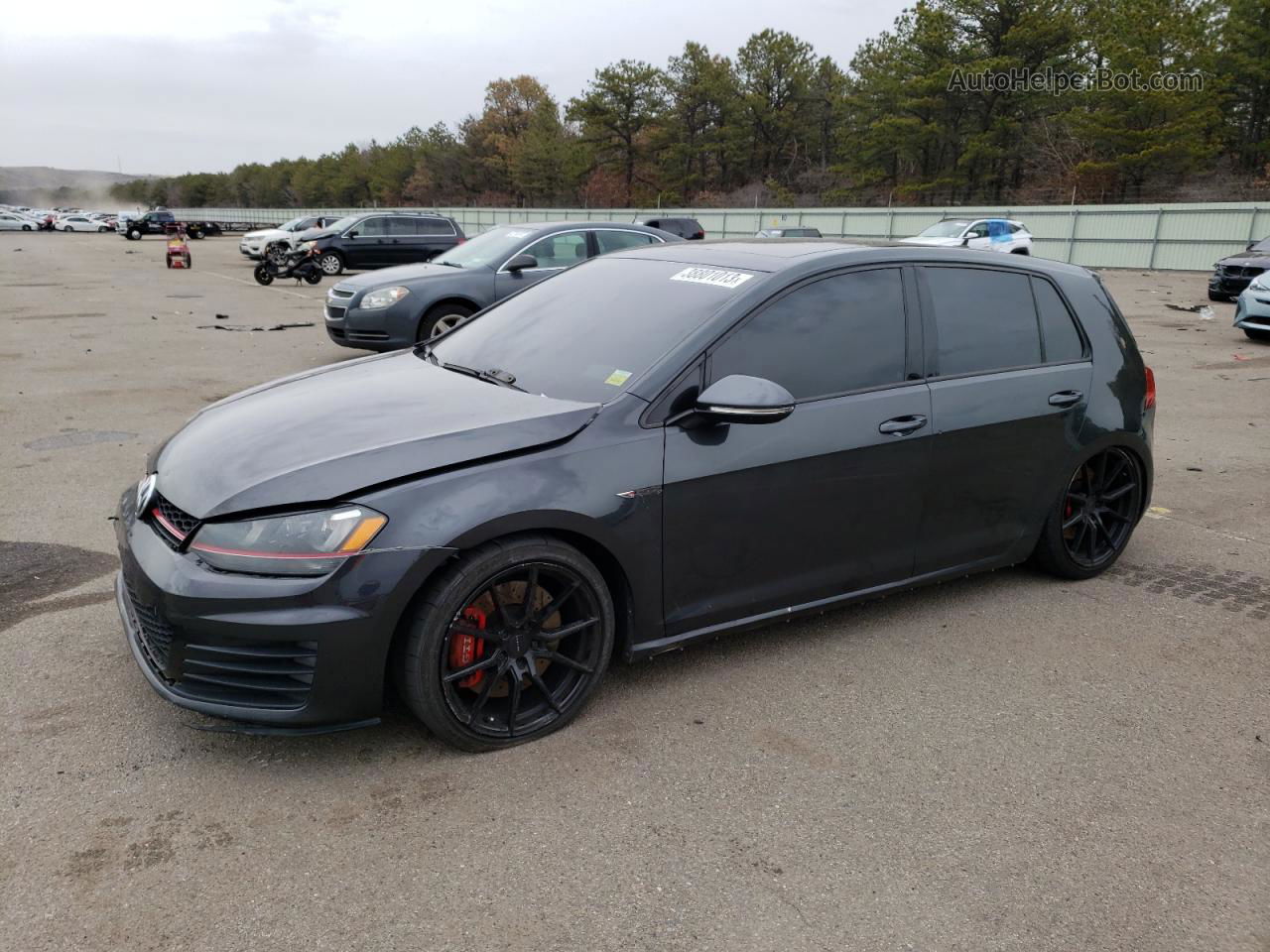 2016 Volkswagen Gti S/se Black vin: 3VW447AU8GM008822