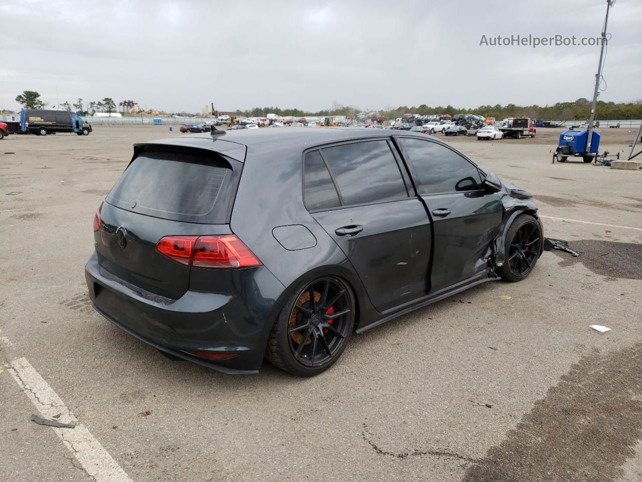 2016 Volkswagen Gti S/se Черный vin: 3VW447AU8GM008822