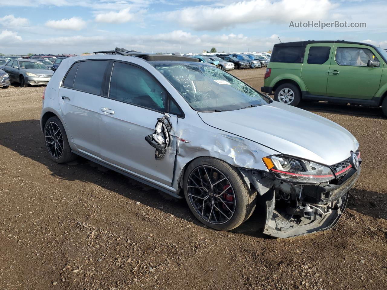 2016 Volkswagen Gti S/se Silver vin: 3VW447AU8GM017181