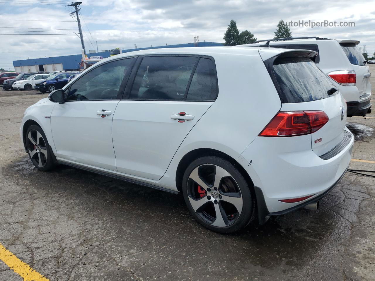 2017 Volkswagen Gti S/se White vin: 3VW447AU8HM011740