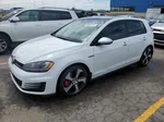 2017 Volkswagen Gti S/se White vin: 3VW447AU8HM011740