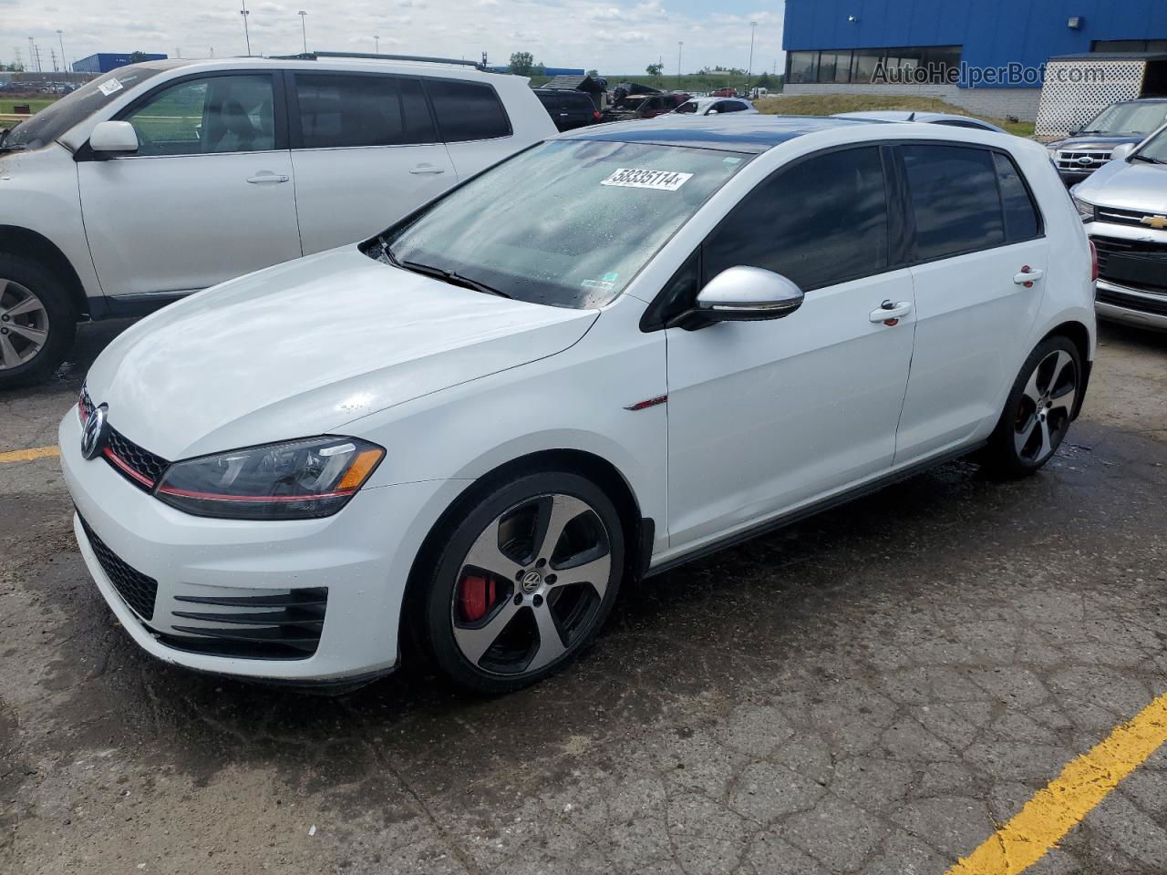 2017 Volkswagen Gti S/se White vin: 3VW447AU8HM011740