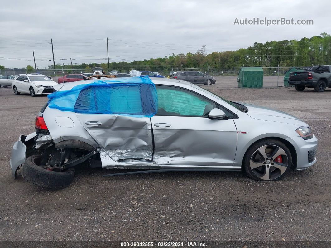 2017 Volkswagen Golf Gti Autobahn 4-door/s 4-door/se 4-door/sport 4-door Silver vin: 3VW447AU8HM039263