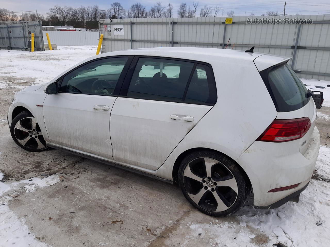 2018 Volkswagen Gti S/se White vin: 3VW447AU8JM265938