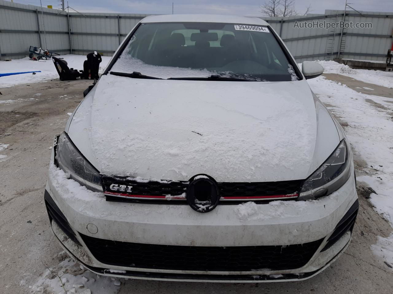 2018 Volkswagen Gti S/se White vin: 3VW447AU8JM265938