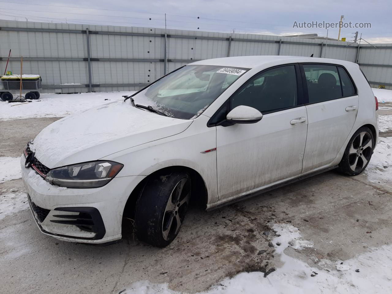 2018 Volkswagen Gti S/se White vin: 3VW447AU8JM265938