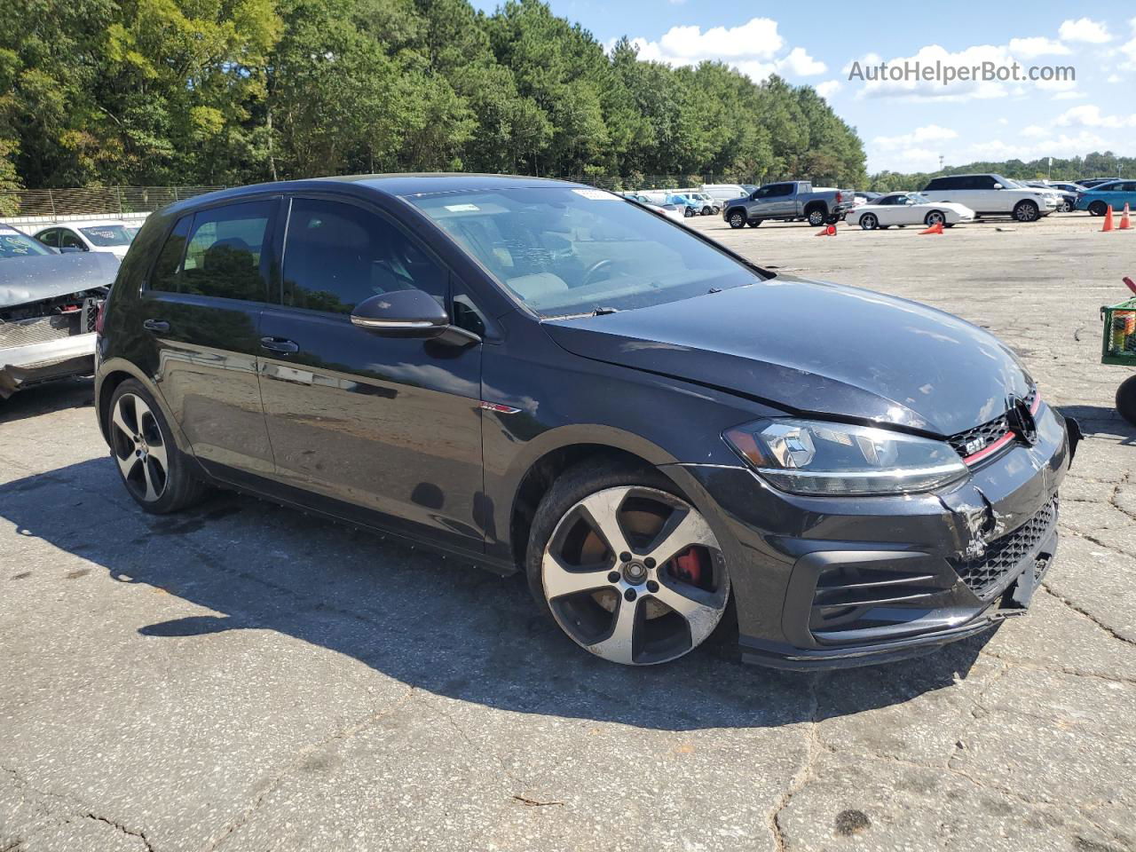 2018 Volkswagen Gti S/se Черный vin: 3VW447AU8JM286904