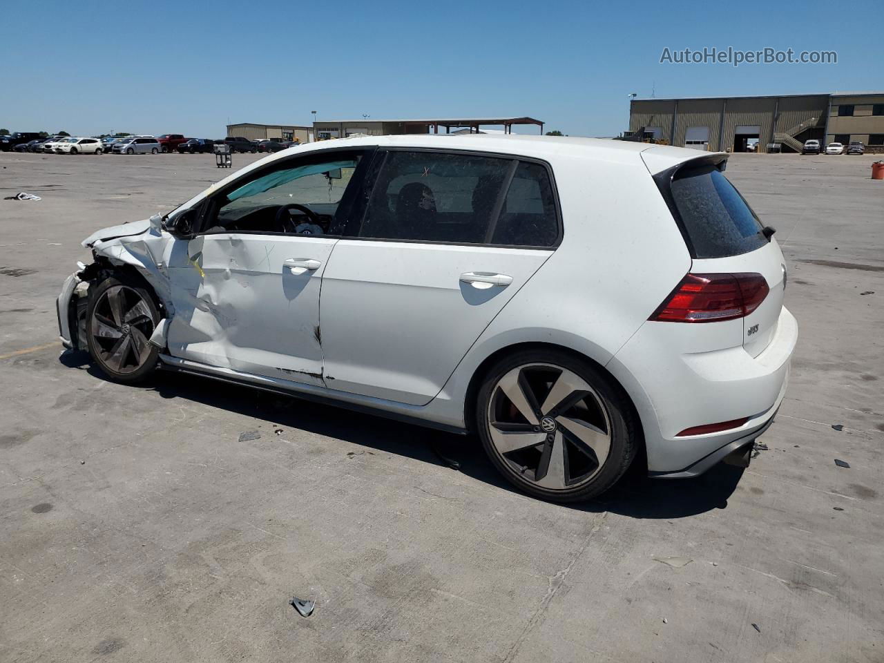 2018 Volkswagen Gti S/se White vin: 3VW447AU8JM294940