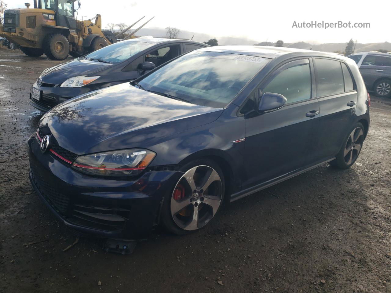 2016 Volkswagen Gti S/se Blue vin: 3VW447AU9GM018484