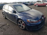 2016 Volkswagen Gti S/se Blue vin: 3VW447AU9GM018484