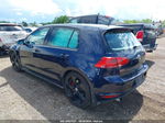 2016 Volkswagen Golf Gti Se W/performance Package 4-door Blue vin: 3VW447AU9GM026858