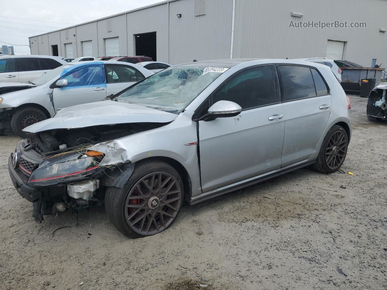 2016 Volkswagen Gti S/se Silver vin: 3VW447AU9GM063246