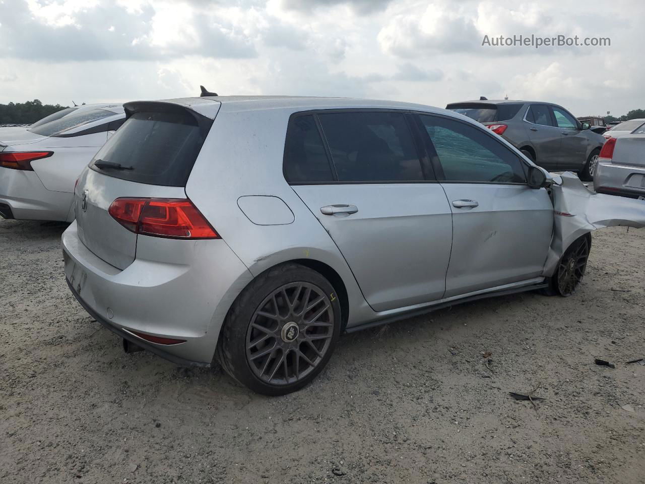 2016 Volkswagen Gti S/se Серебряный vin: 3VW447AU9GM063246