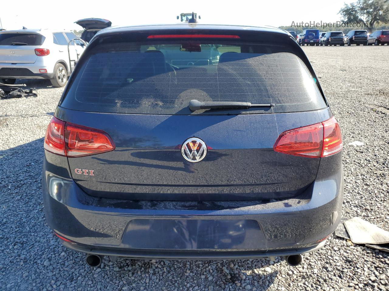 2017 Volkswagen Gti S/se Blue vin: 3VW447AU9HM002965