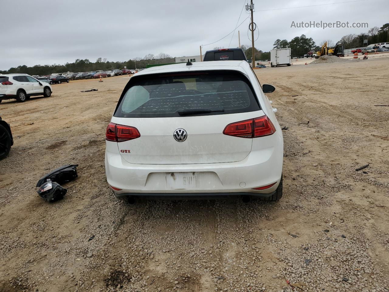 2017 Volkswagen Gti S/se White vin: 3VW447AU9HM060817