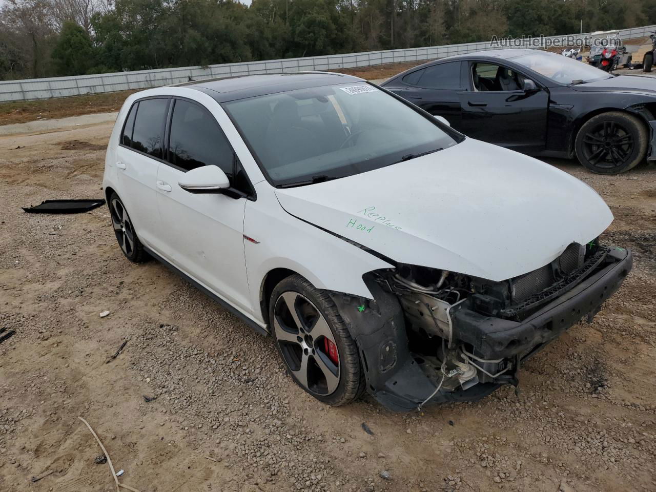 2017 Volkswagen Gti S/se White vin: 3VW447AU9HM060817